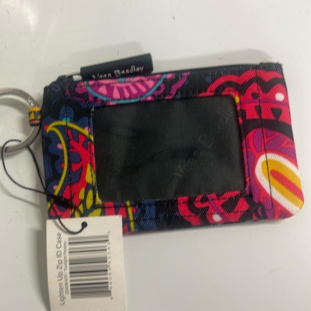 Vera Bradley Ligthen Up Zip ID Case: Twilight Paisley